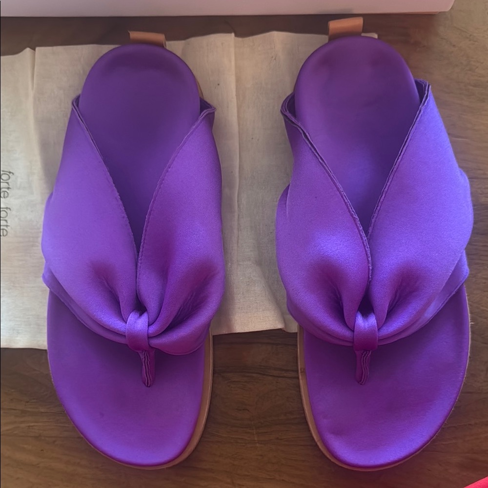 Forte Forte Purple Sandals, worn 1 time! Size 39 (9)